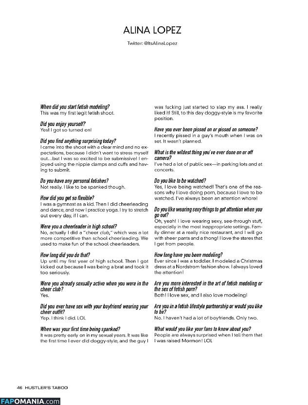 Alina Lopez / ItsAlinaLopez / itsalinalopezofficial Naken OnlyFans  Läckta Foto #1242