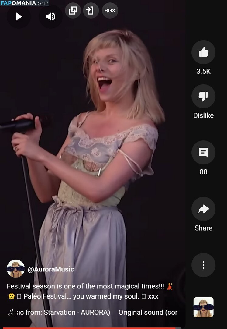 Aurora Aksnes / auroramusic / singer Naken OnlyFans  Läckta Foto #200