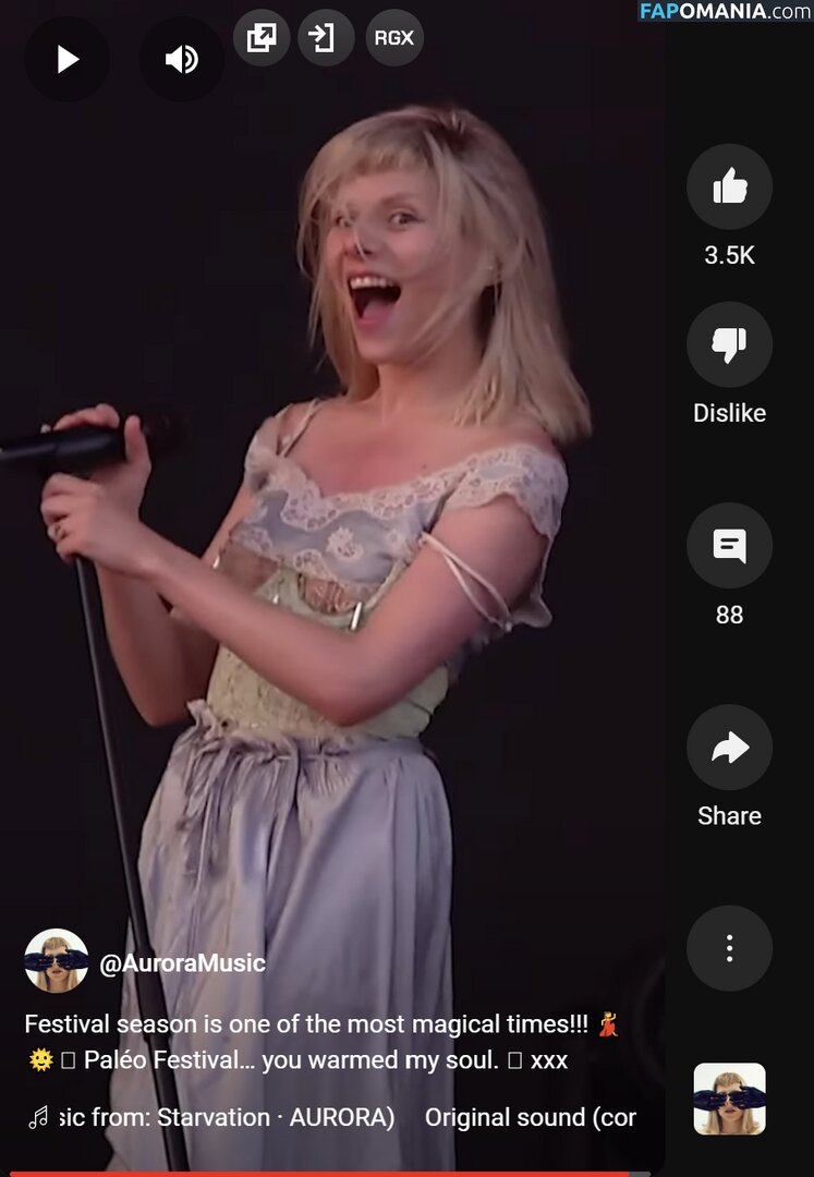 Aurora Aksnes / auroramusic / singer Naken OnlyFans  Läckta Foto #202