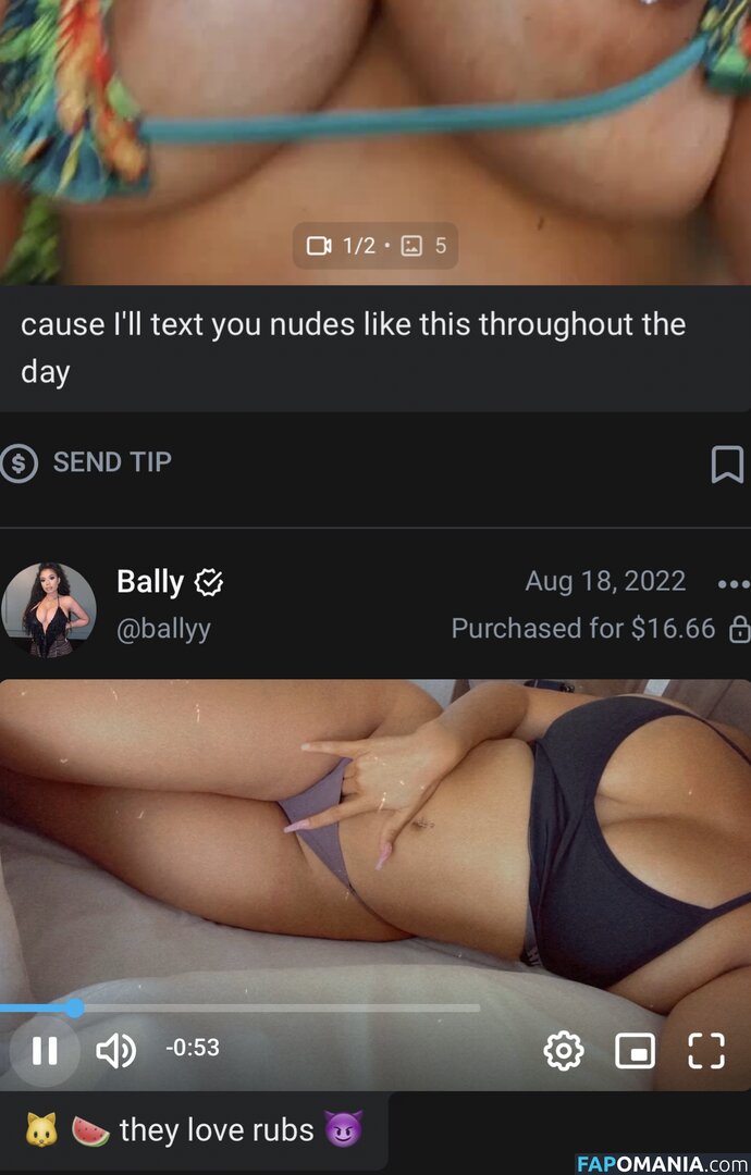 Ballyy / b.ballyy Naken OnlyFans  Läckta Foto #3