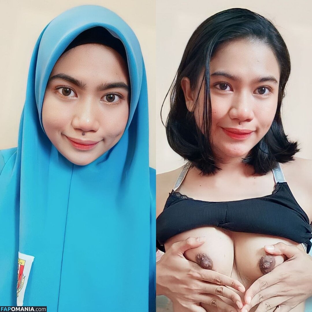 Hijab Off Girls / Hijab On Naken OnlyFans  Läckta Foto #2