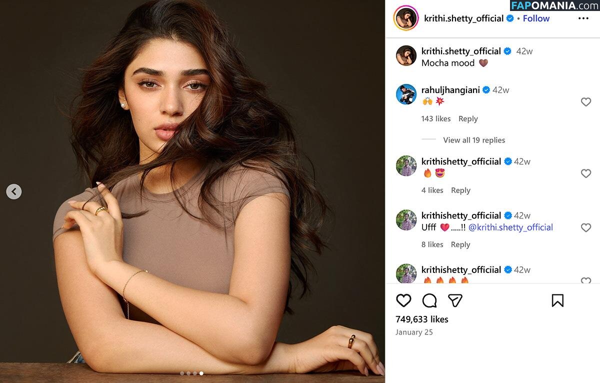Krithi Shetty Naken OnlyFans  Läckta Foto #9