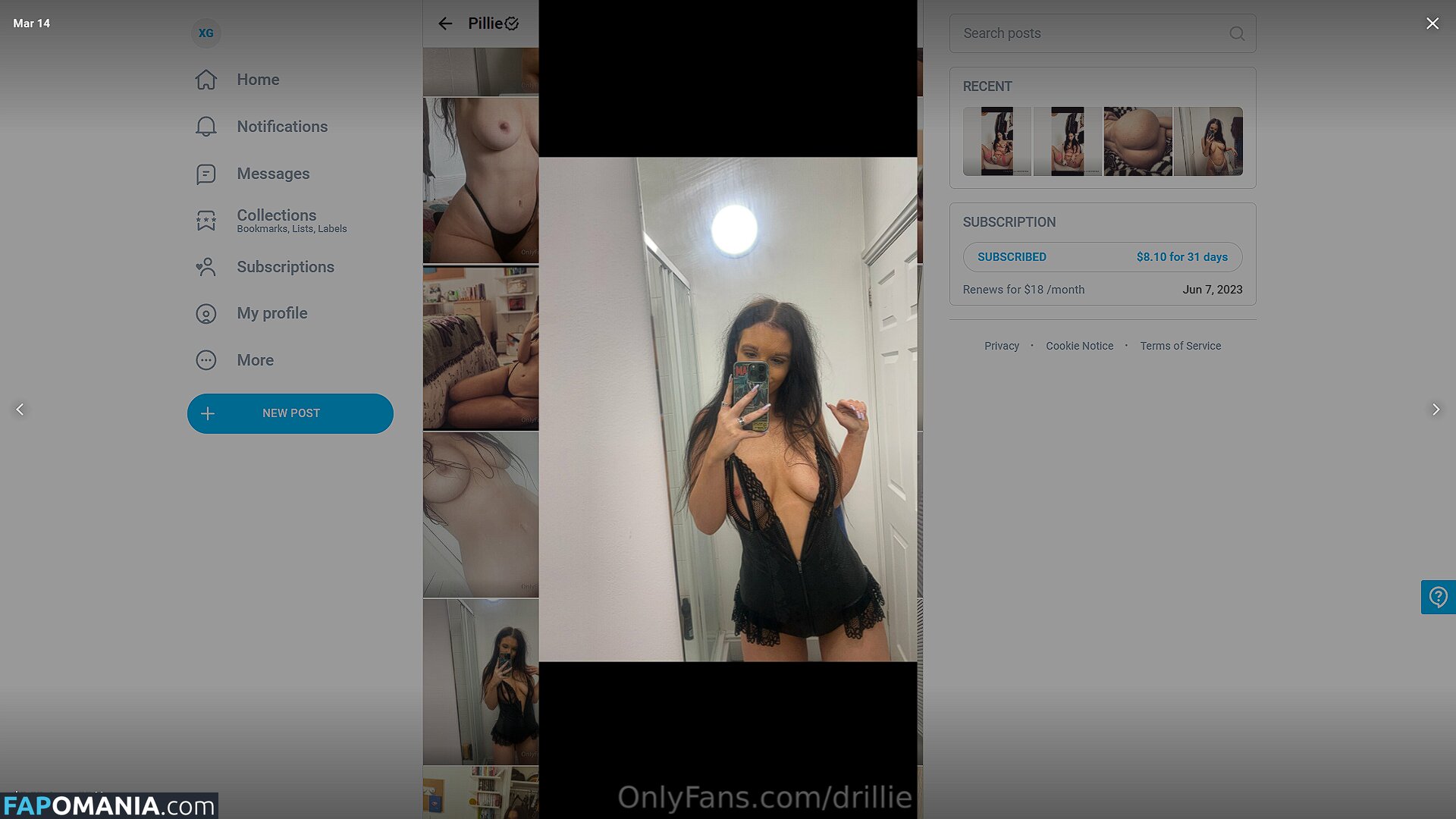 Pillie Naken OnlyFans  Läckta Foto #7
