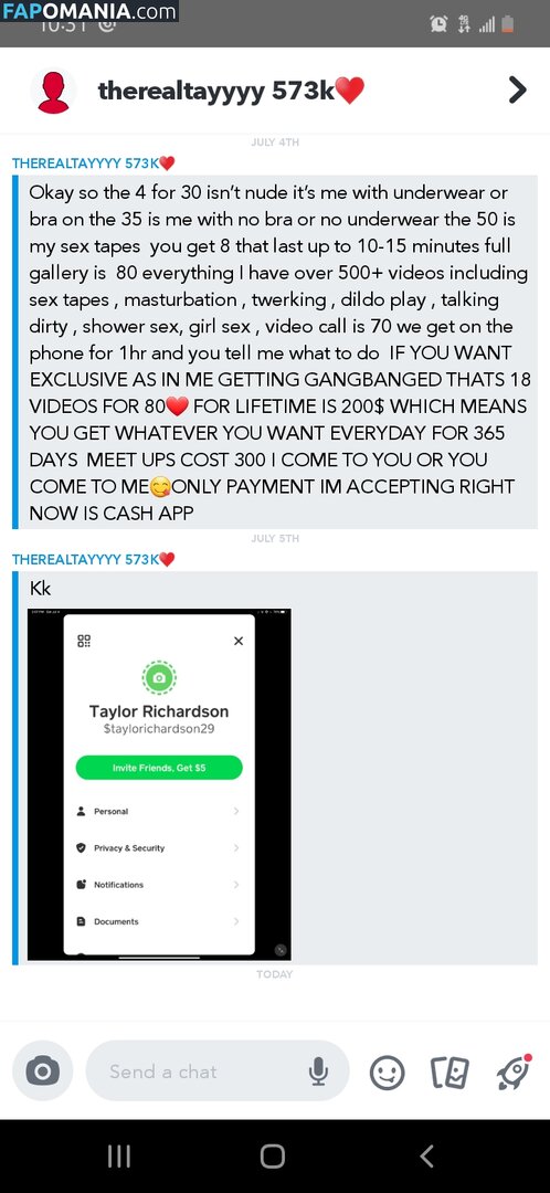 Akaficialtayyyy_ / Playwithtayyy / tayler_lauren2 / tayyy_moneyy Naken OnlyFans  Läckta Foto #177