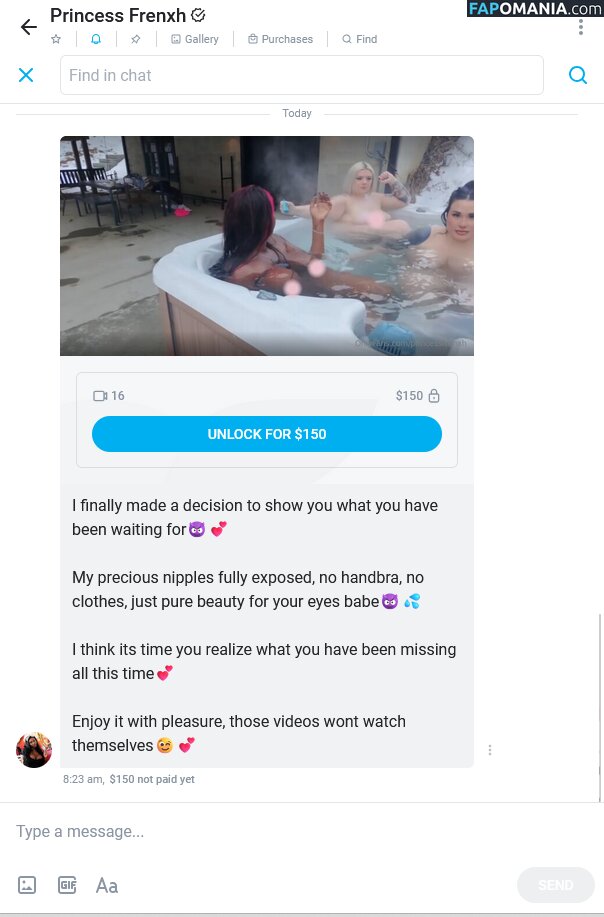 PrincessFrenxh / princesssfrenxh Naken OnlyFans  Läckta Foto #1
