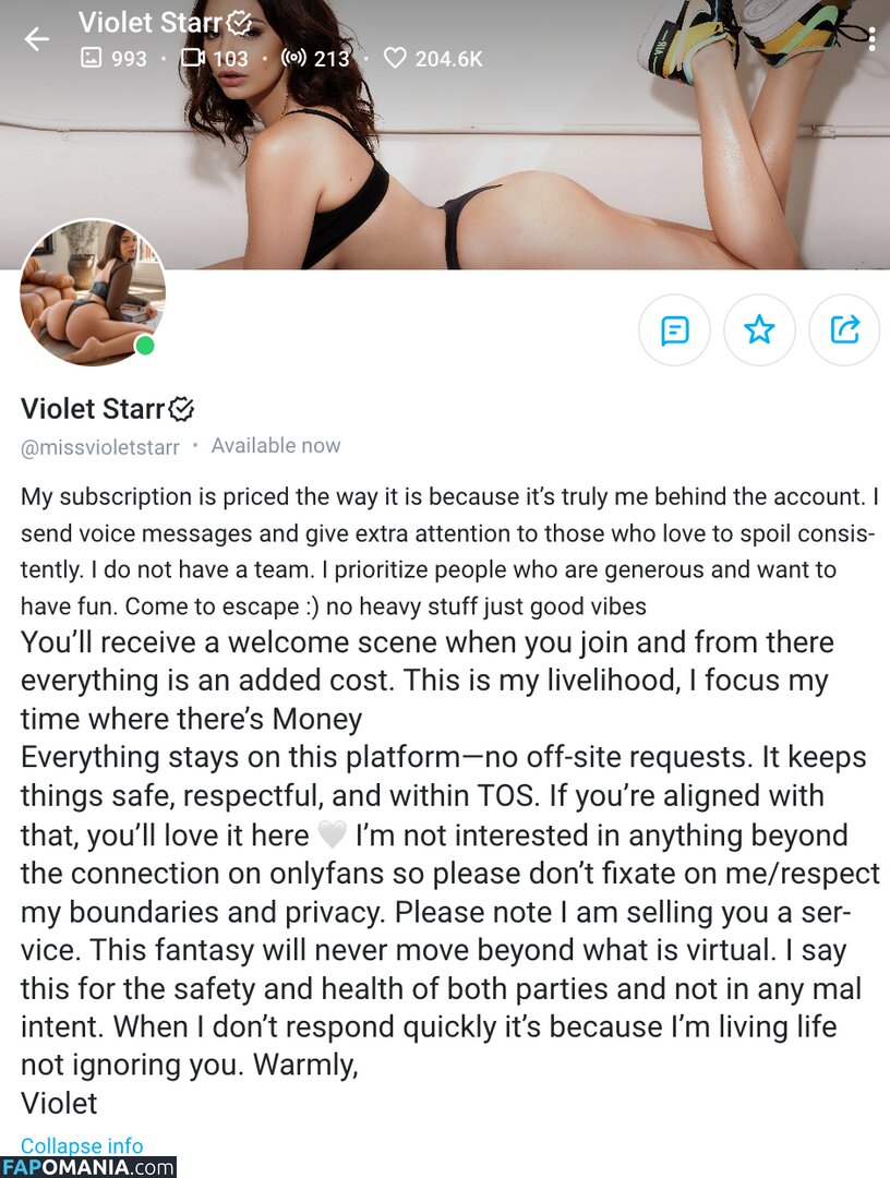 MissVioletStarr / Violet Starr / https: Naken OnlyFans  Läckta Foto #550